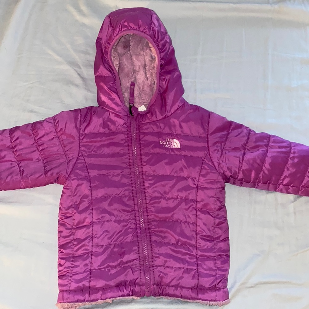 The North Face jacket reversible 18-24 months